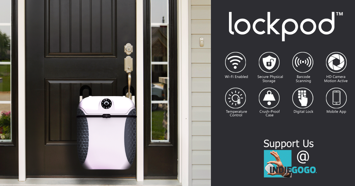 LockPod AppControlled Pod for Secure Deliveries Indiegogo