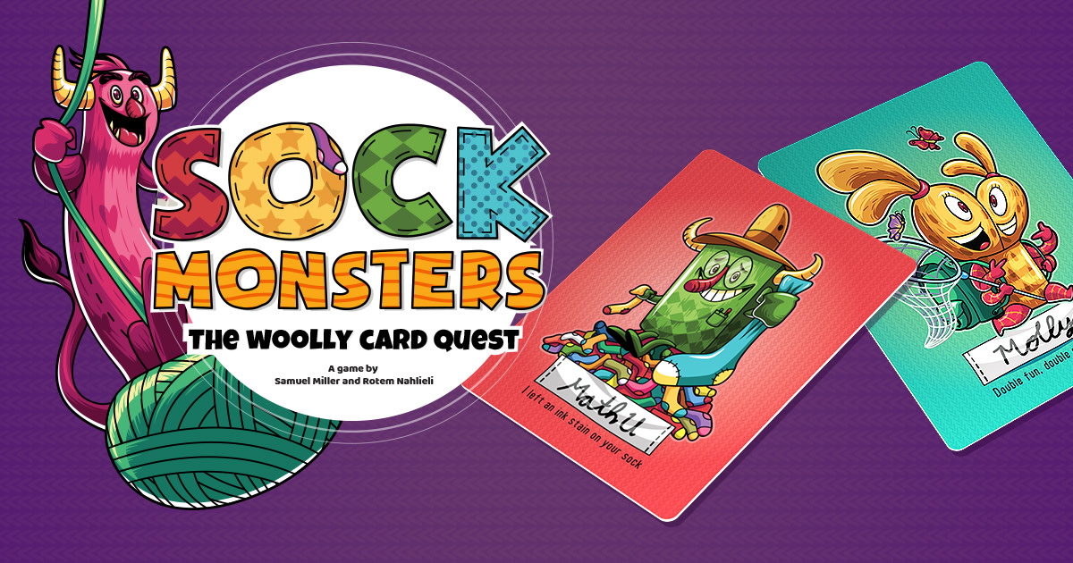 The Sock Monsters Card Game Indiegogo