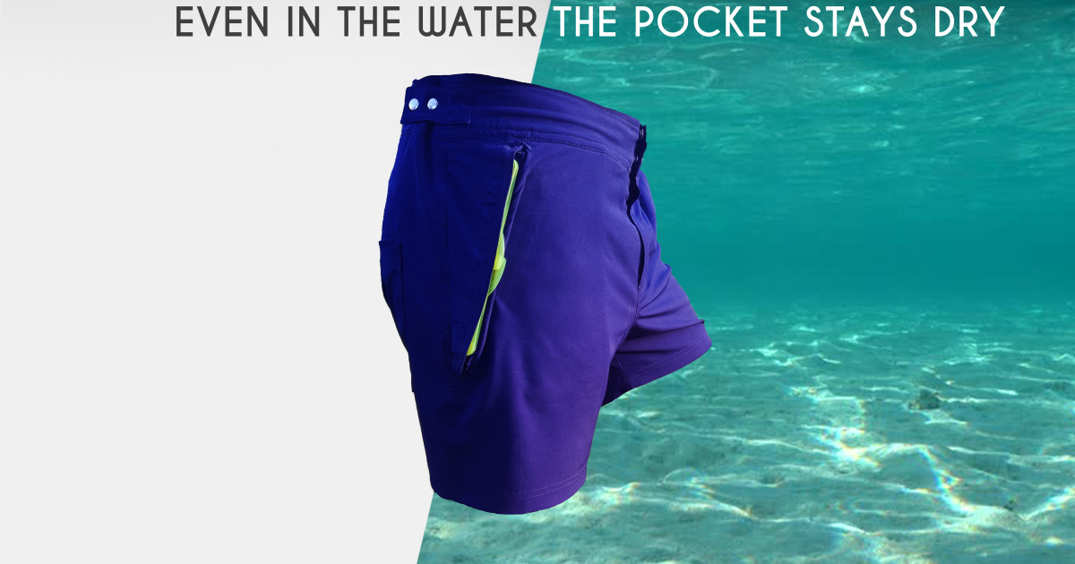 Aquanautia Waterproof Pocket Shorts Indiegogo