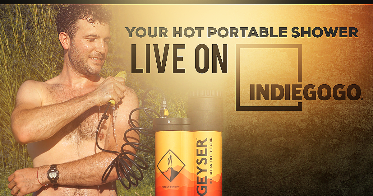 Geyser System World's Best Hot Portable Shower Indiegogo