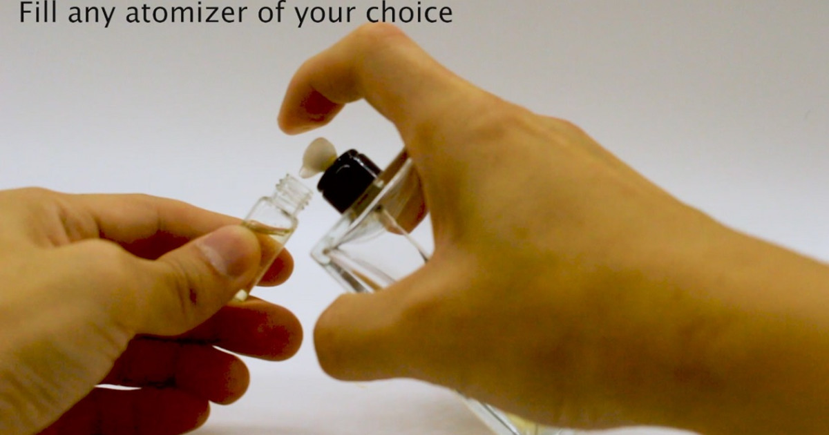 Decantro A New Way to Decant Perfume Indiegogo