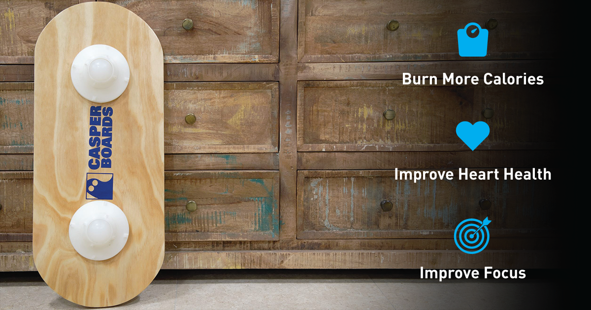 Casper Board Burn Calories and Focus at Work Indiegogo