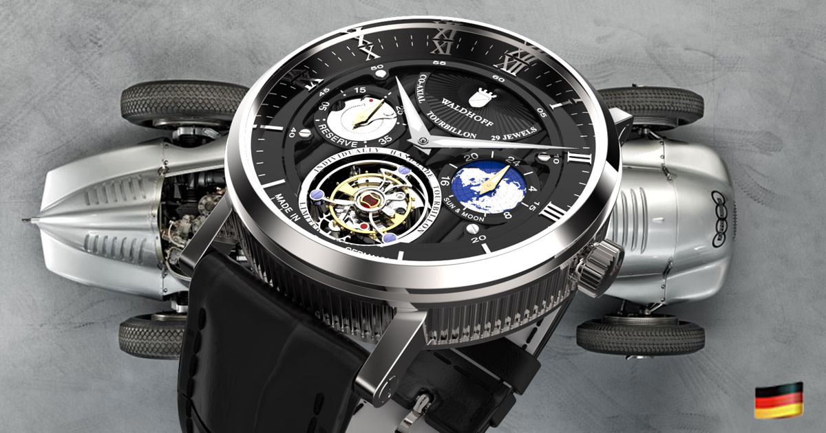 WALDHOFF CoAxial Tourbillon Watch MADE IN GERMANY Indiegogo