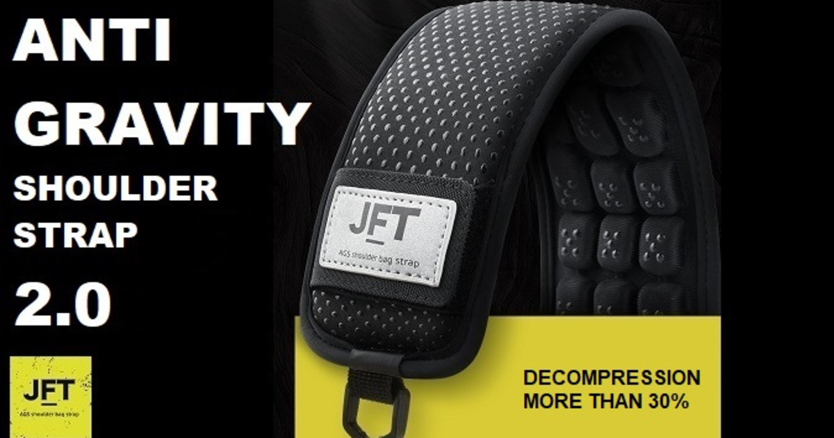 JFT 2.0 Anti Gravity Shoulder Strap Indiegogo