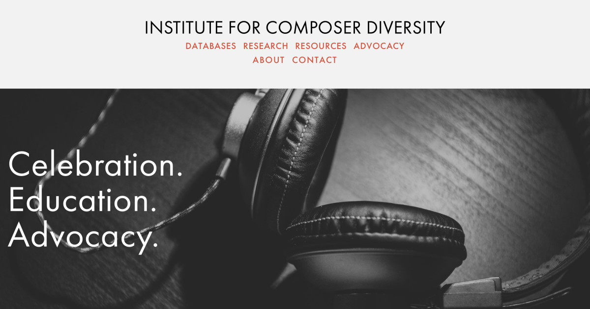 Institute For Composer Diversity | Indiegogo