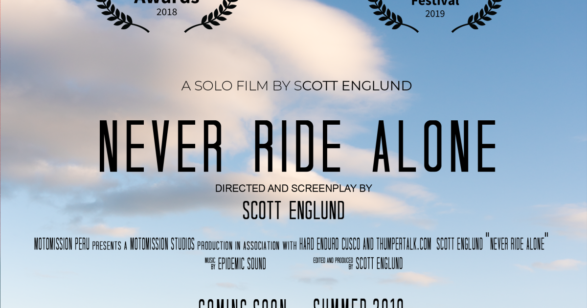 Never Ride Alone A solo attempt Indiegogo