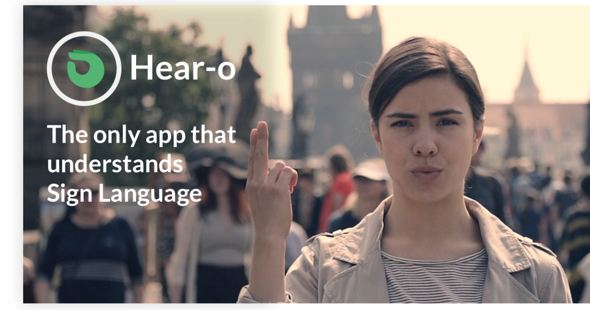 Hearo App Translating Sign Language to Text&Voice Indiegogo