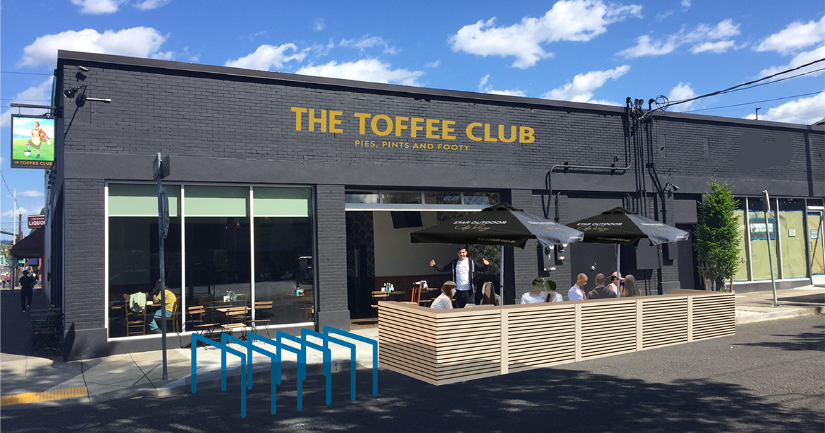 Toffee Club Street Seating in Portland, Oregon Indiegogo