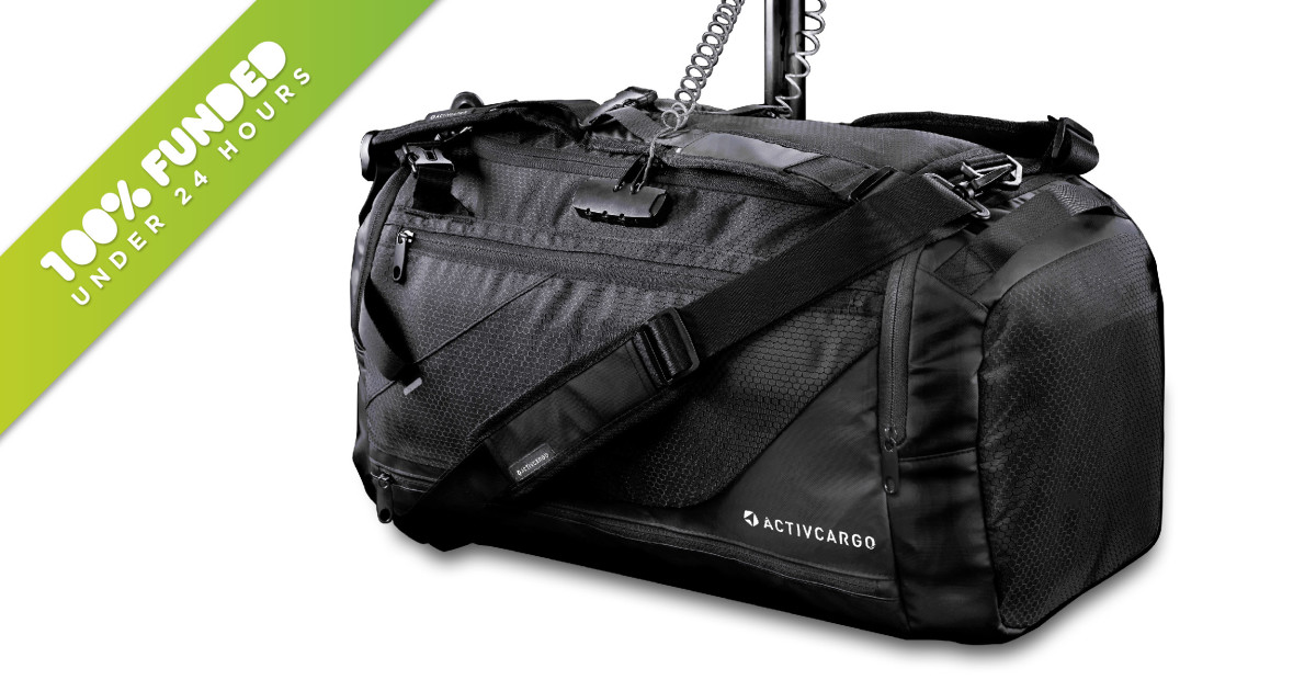 Activcargo AntiTheft Duffle Sports Gym Bag Indiegogo