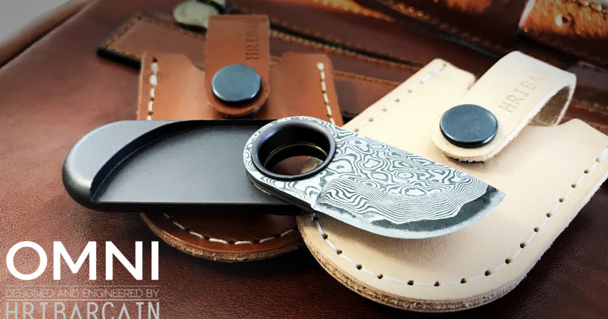 The World's Sharpest EDC Damascus Pocket Knife Indiegogo