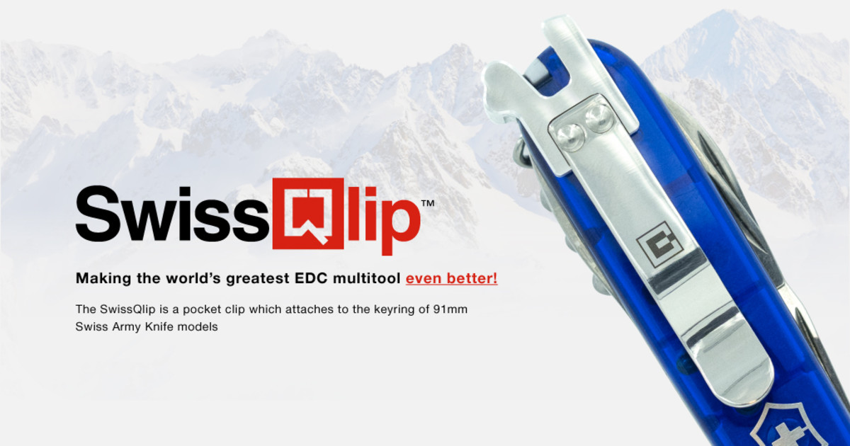 SwissQlip Make the greatest multitool even better Indiegogo