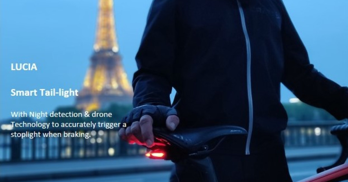 LUCIA Smart Bike Taillight Indiegogo