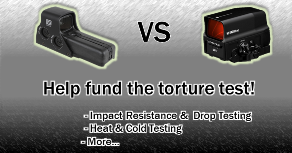 Eotech 512 vs Vortex UH1 Holo Sight Torture Test Indiegogo