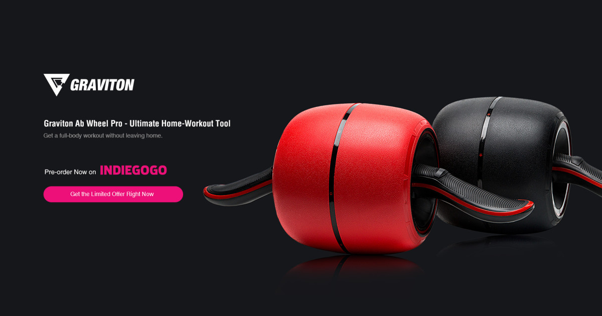 Graviton Ab Wheel Pro Ultimate Home Workout Tool Indiegogo