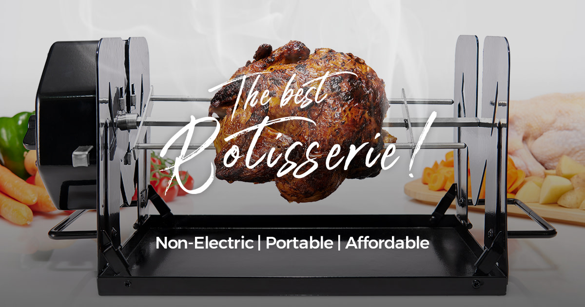 ROTO-Q 360 Non-Electric Self-Rotating Rotisserie