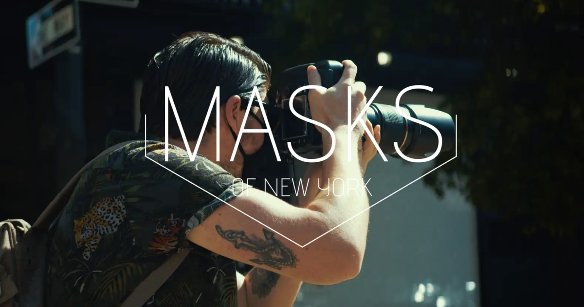 Masks of New York photo book Indiegogo