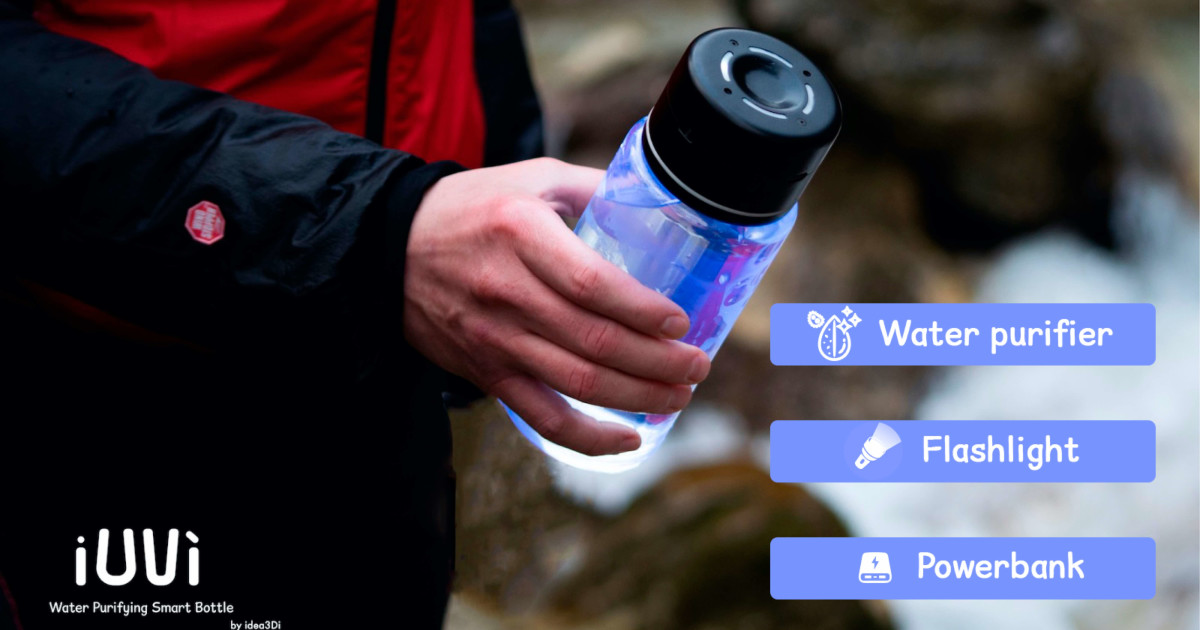 iUVi Water Purifying Smart Bottle