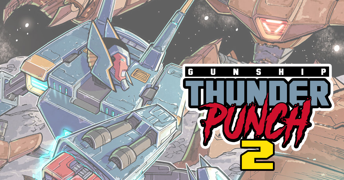 Gunship Thunderpunch Book 2 & Synthwave Album