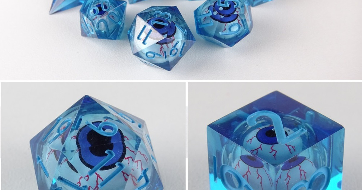 Eye rolling dice D&D | Indiegogo