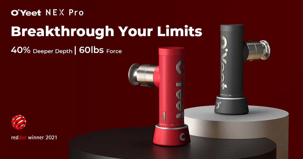 OYeet NEX Pro Massage Gun Breakthrough the Limits Indiegogo