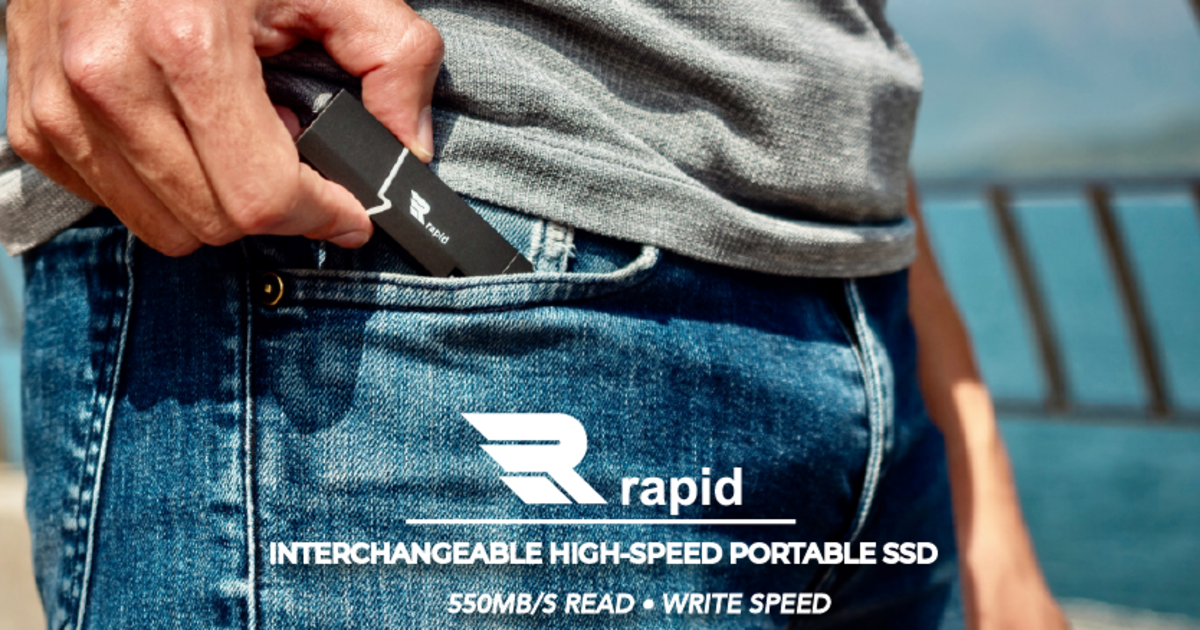 Rapid SSD-Interchangeable High-Speed Portable SSD