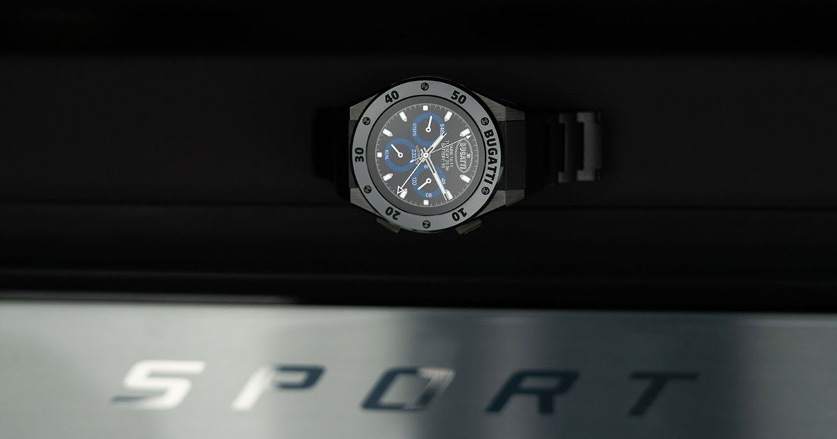 The first Bugatti Smartwatch | Indiegogo