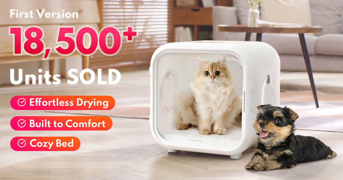 Drybo Plus The Automatic Pet Dryer & Smart Bed Indiegogo