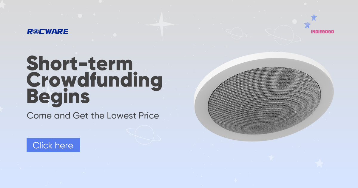 Rocware UFO Handsfree Microphone to amplify voice Indiegogo