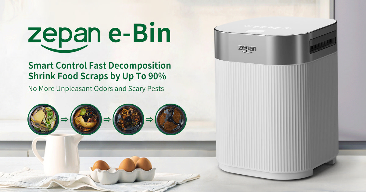 Zepan eBin Turn Food Waste to Compost in 1.5 hrs Indiegogo