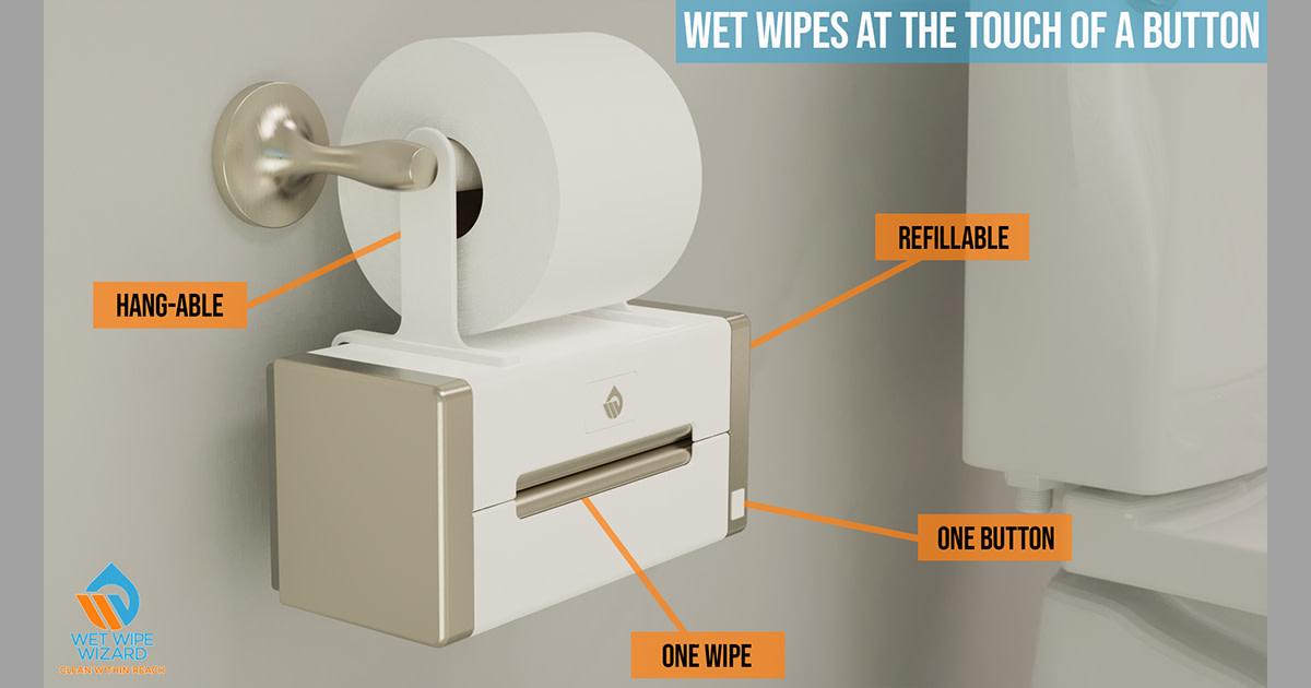 Wet Wipe Wizard World's 1st Auto Wipe Dispenser Indiegogo