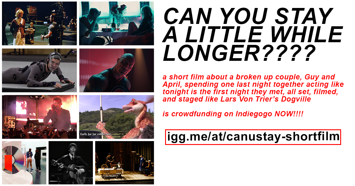 Can You Stay A Little While Longer???? SHORT FILM Indiegogo