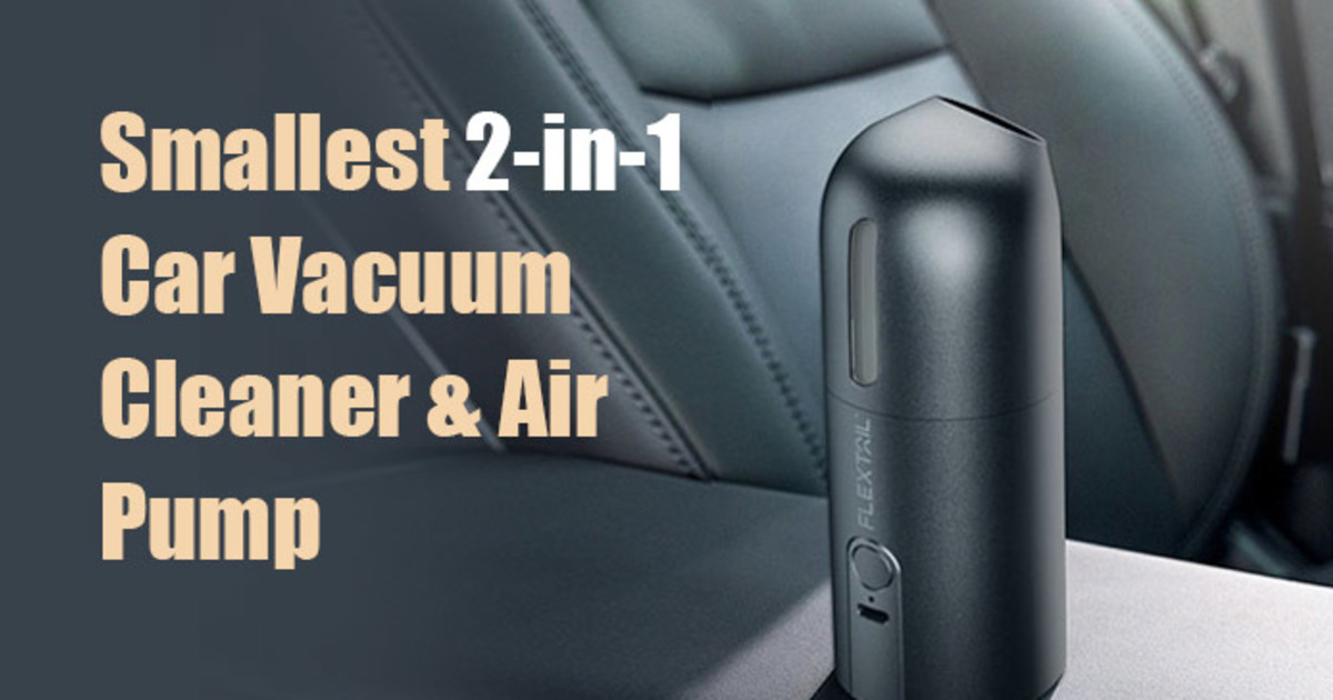 EVO CLEANER Smallest 2in1 Car Vacuum Cleaner Indiegogo