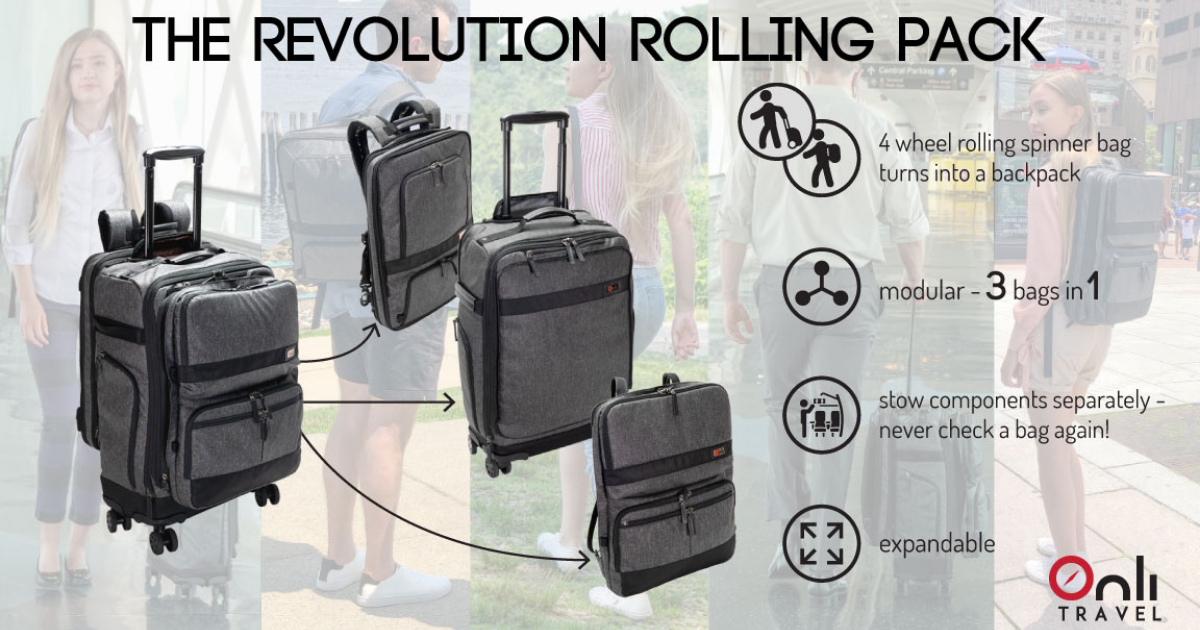 Onli Travel Revolution - Modular 4 Wheel Spinner