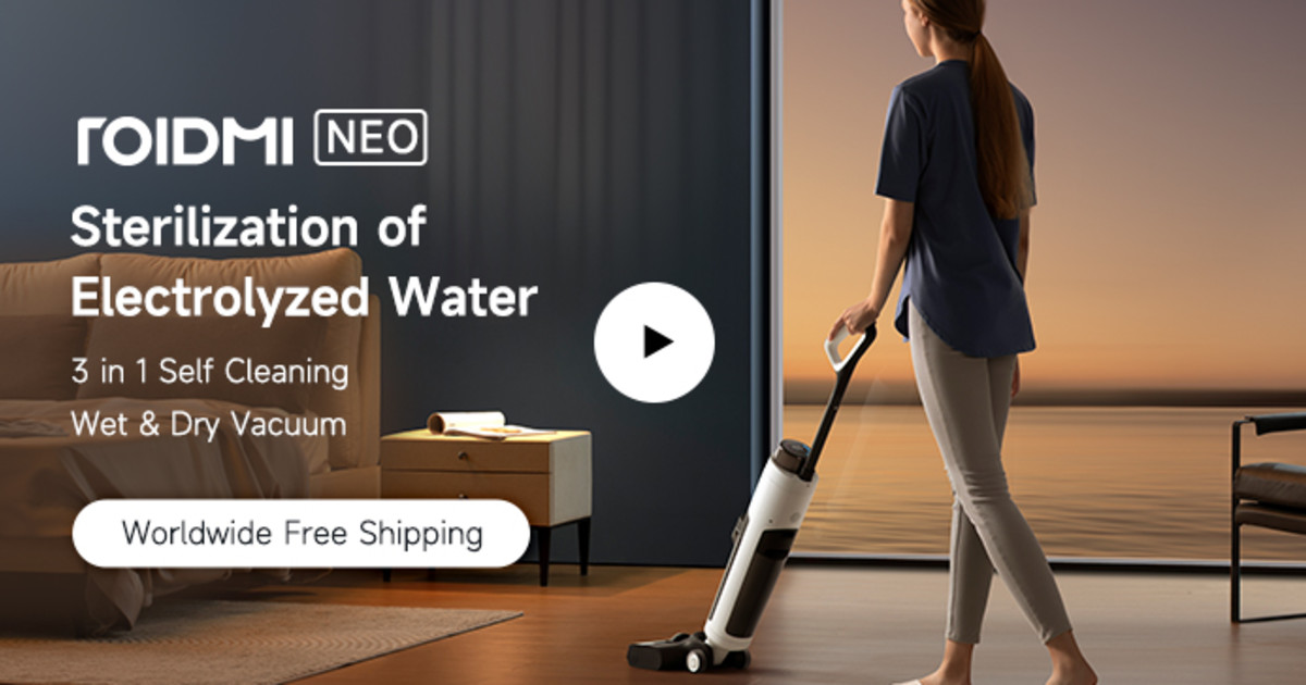 ROIDMI NEO: 3 in 1 Self Cleaning Wet & Dry Vacuum | Indiegogo