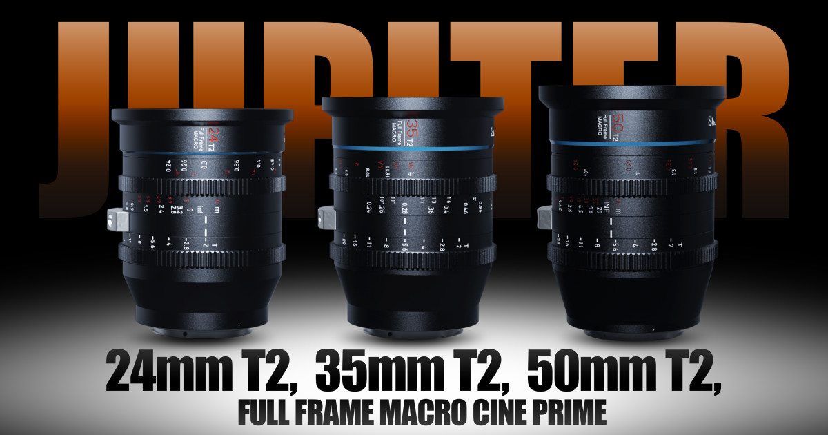 SIRUI Jupiter Fullframe Cine Lenses PL &EF Mount Indiegogo