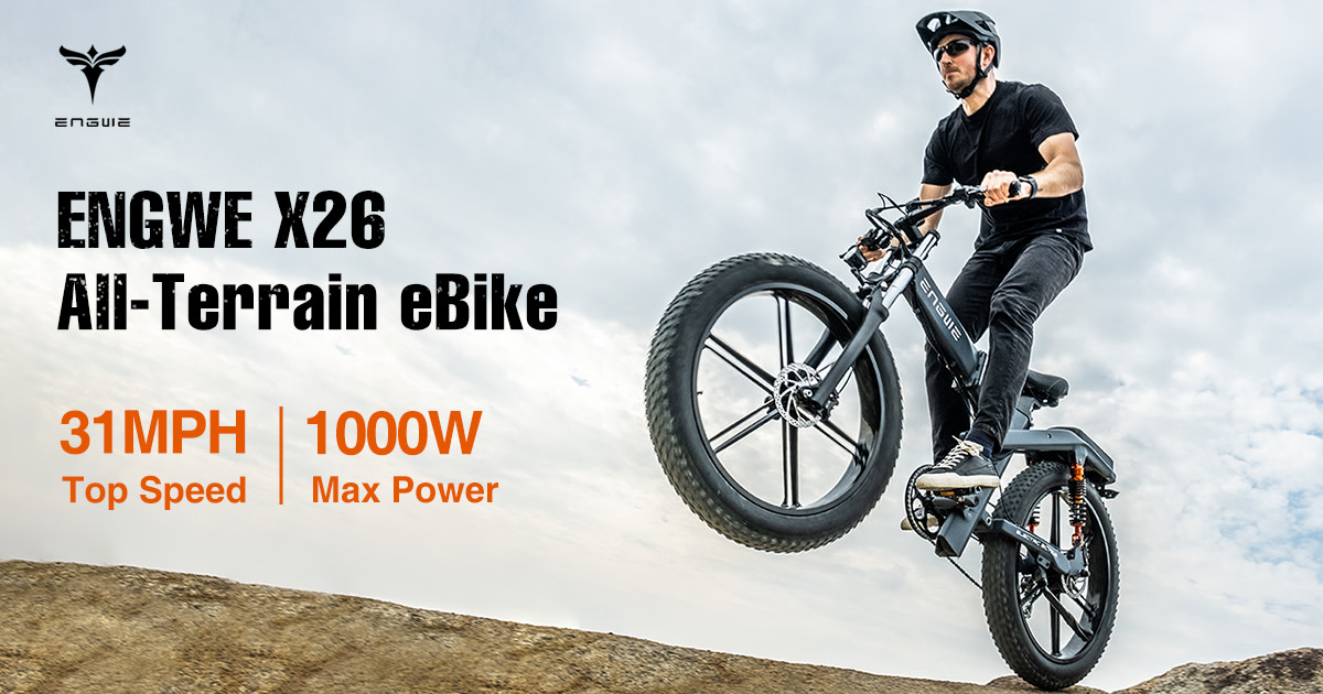 ENGWE X26 AllTerrain EBike 62Mile Longest Range Indiegogo