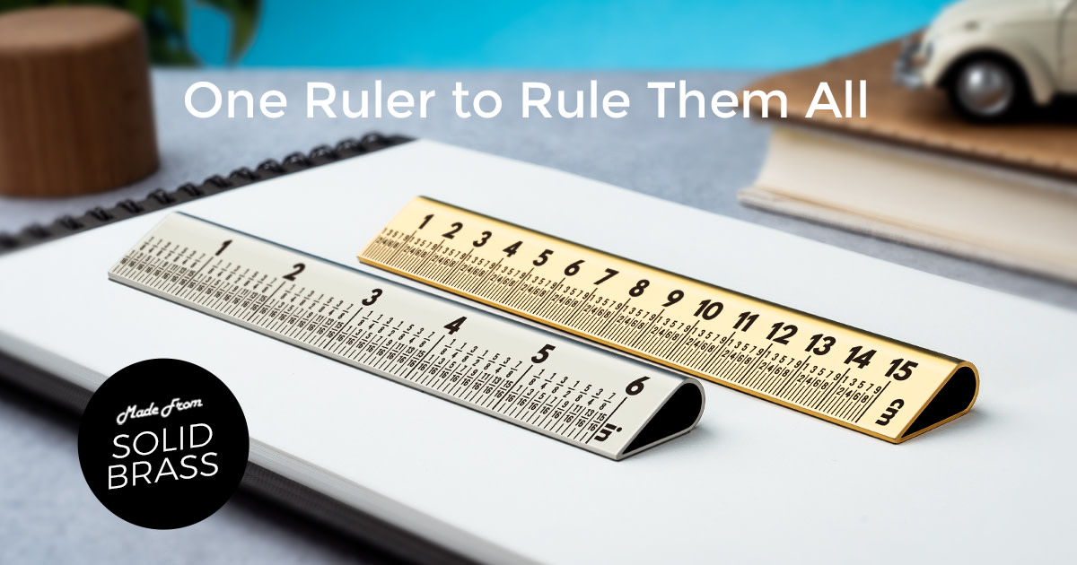 The Most Innovative Brass Ruler Ever! | Indiegogo