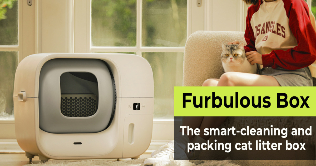 50 EUR OFF for Furbulous Automatic Cat Litter Box With App Control