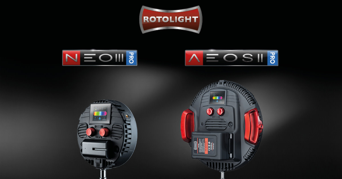 Rotolight NEO 3 PRO and AEOS 2 PRO