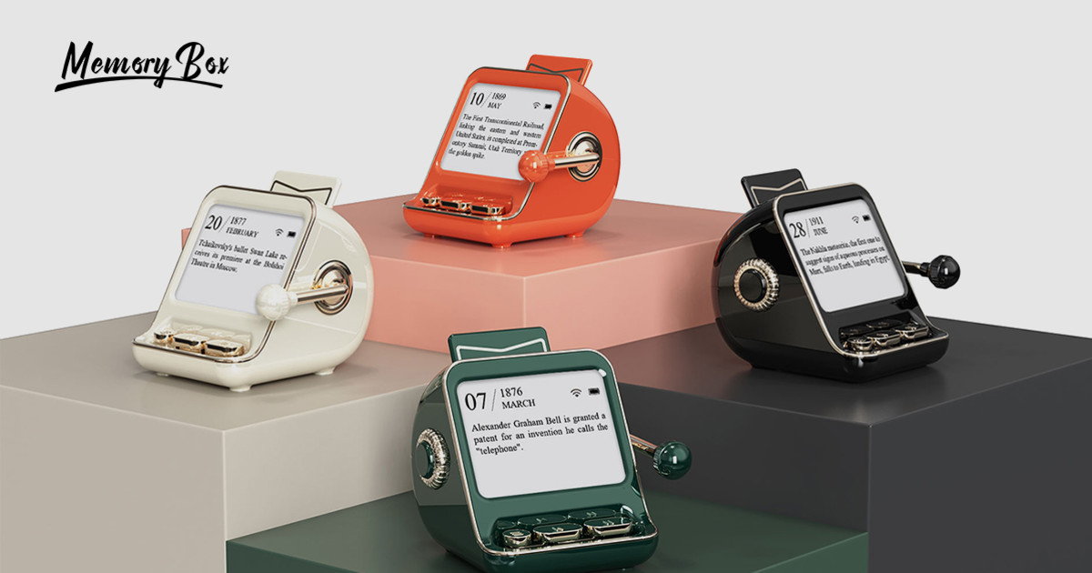 Memory Box: #ThisDayInHistory on Your Desk | Indiegogo
