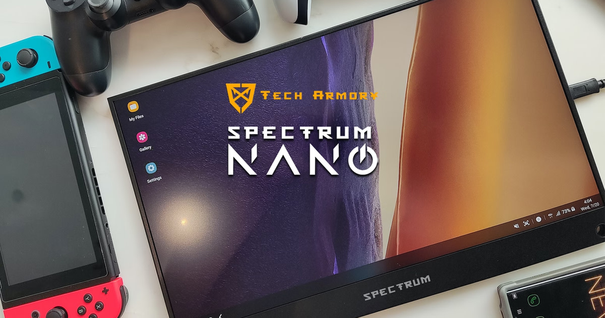 NANO: Self Powered 4K, 2.5K 165hz Portable Monitor