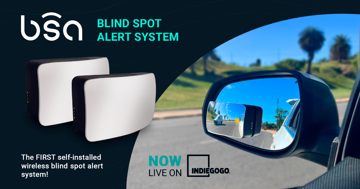 BSA First SelfInstalled Blind Spot Alert System! Indiegogo