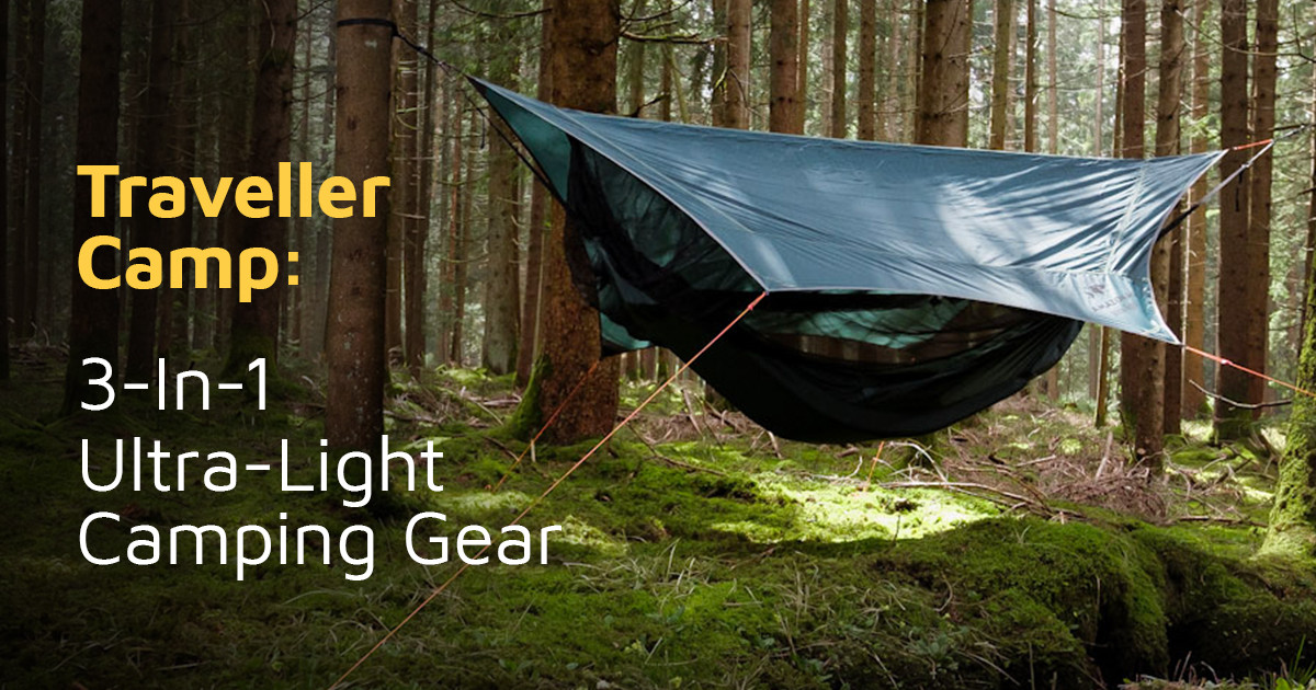 Traveller Camp 3In1 UltraLight Camping Gear Indiegogo