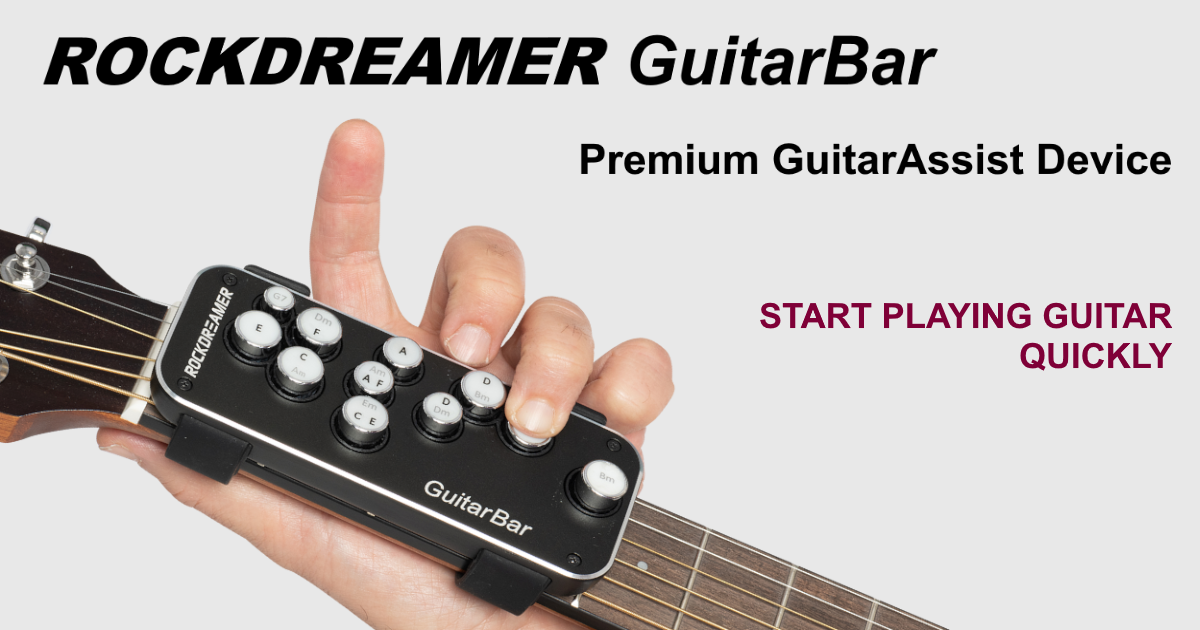 ROCKDREAMER GuitarBar Premium GuitarAssist Device Indiegogo