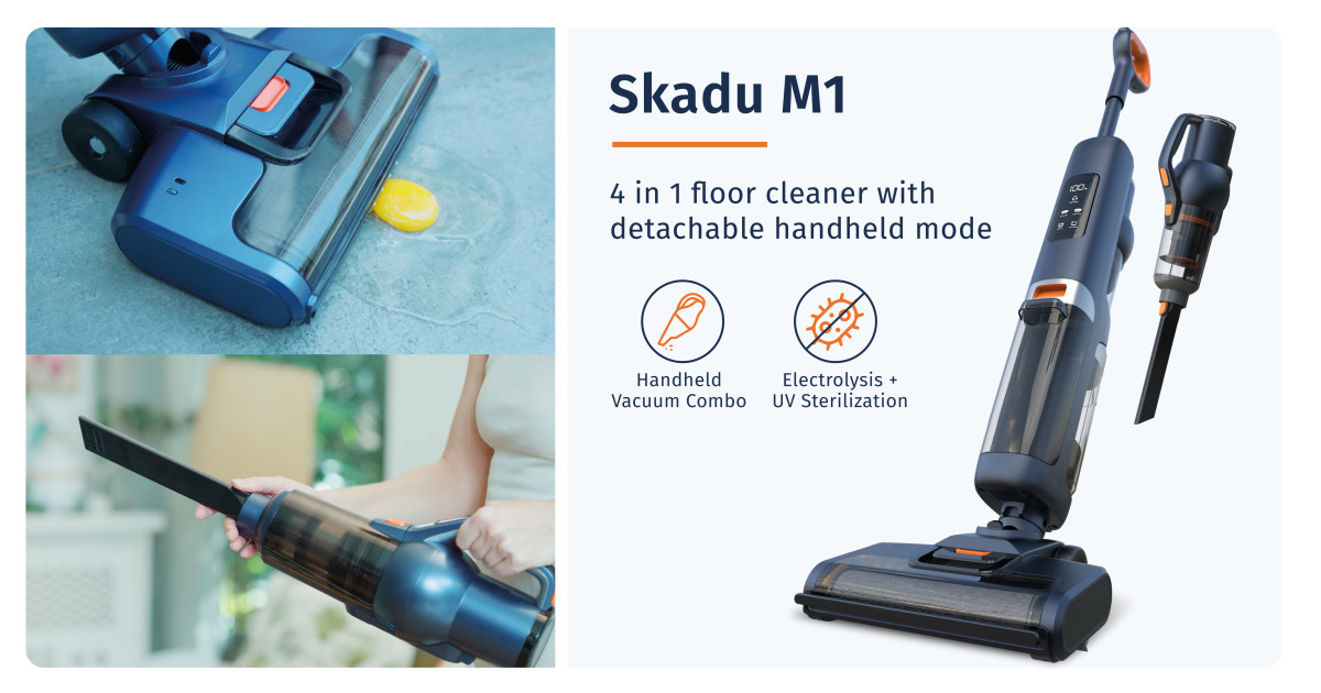 Skadu M1: Clean & Sterilize Home In A Single Pass!