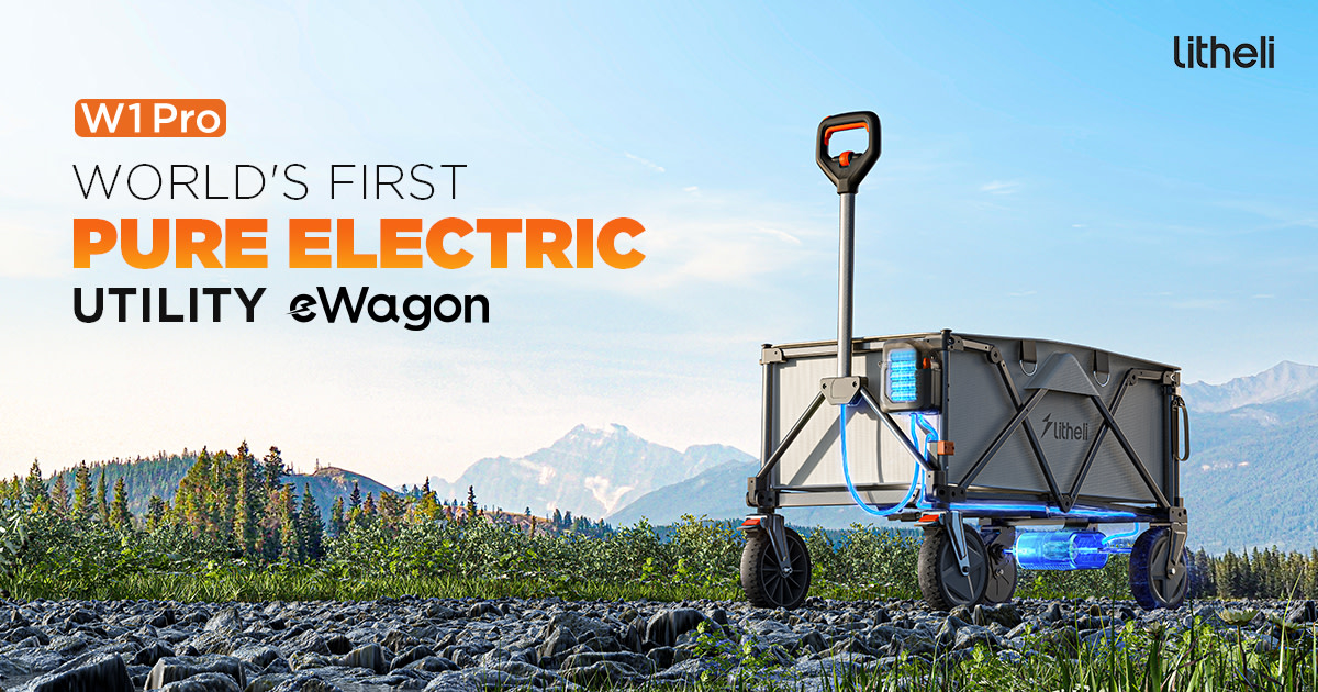 Litheli: Electric Utility Wagon with Power Bank