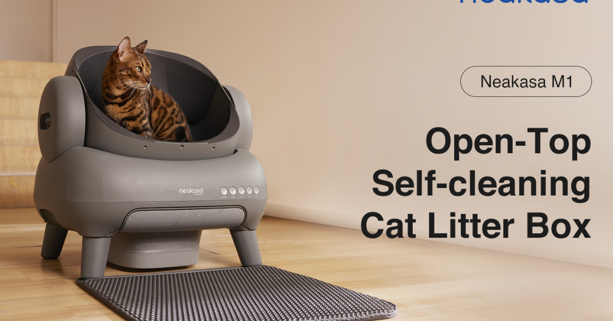 Neakasa M1 OpenTop SelfCleaning Cat Litter Box Indiegogo