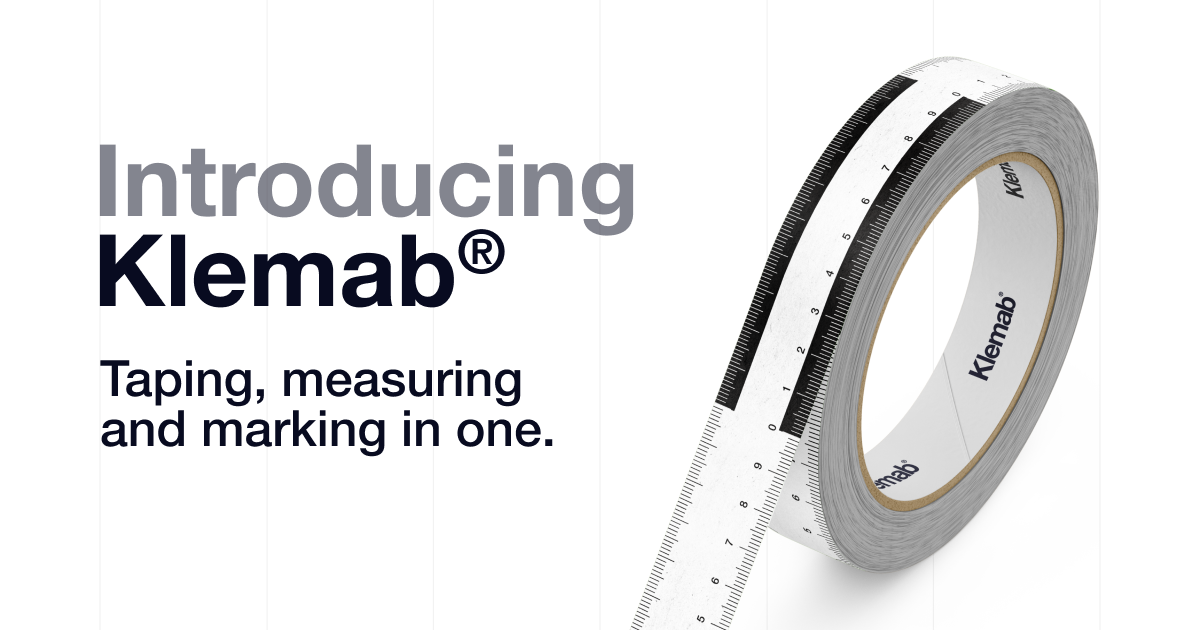 Klemab - The adhesive tape measure