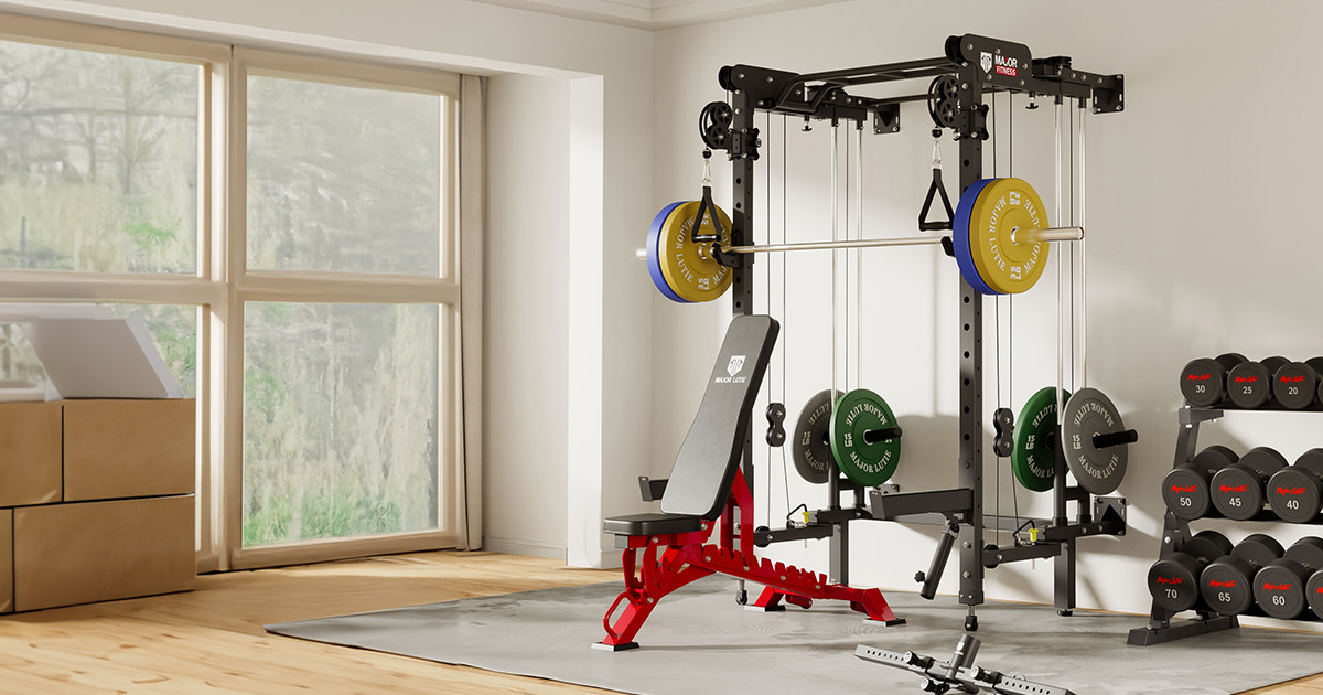 MAJOR FITNESS F35: All-in-one Folding Power Rack