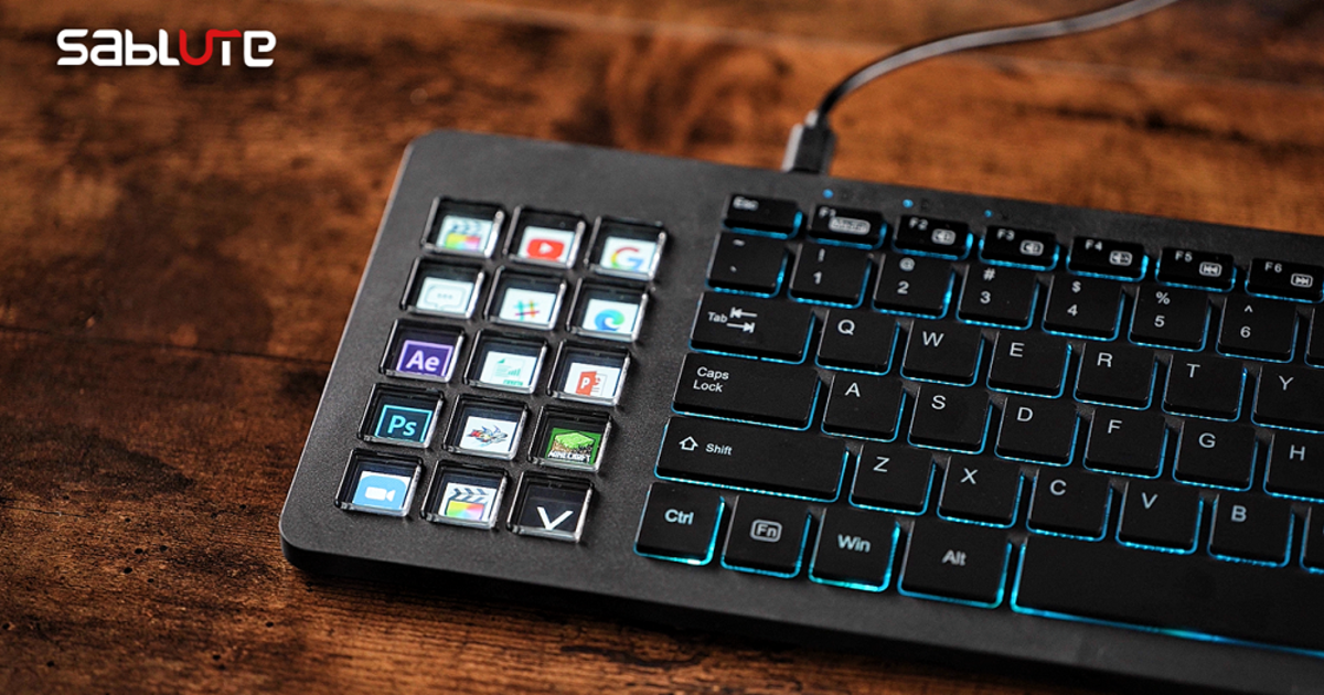 A Customizable Office Keyboard With Stream Dock